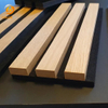 Wooden Slats Wall MDF Wood Veneer PET Acoustic Panel