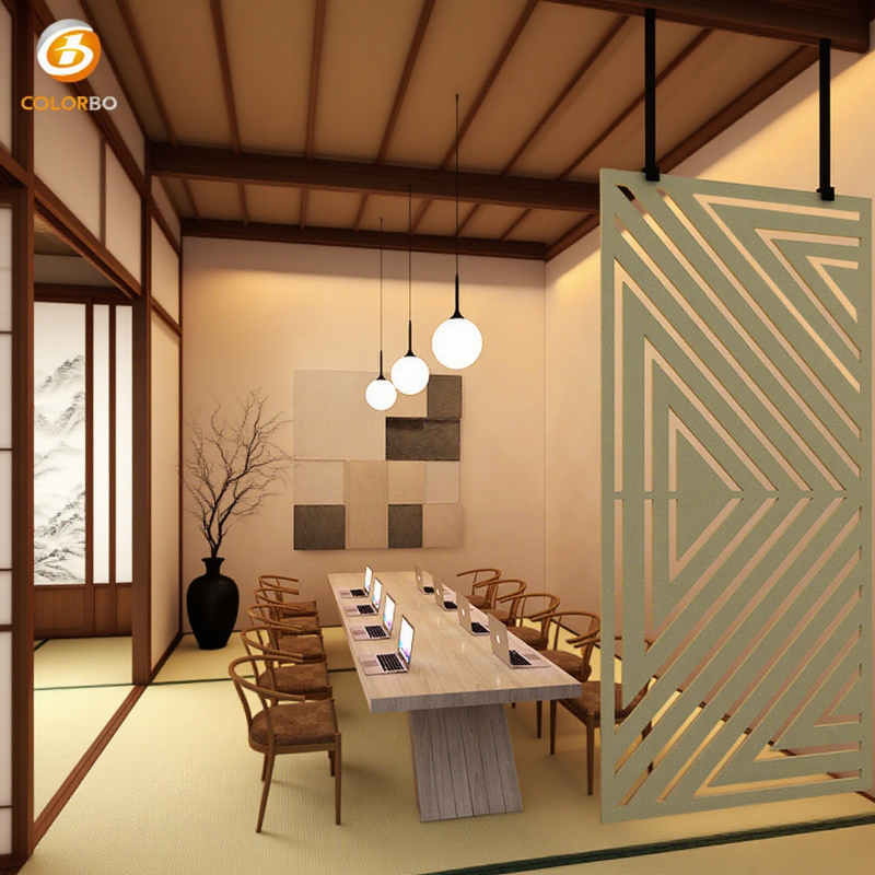 PET-CBP-1911 Modular Office Partition Of PET Screen For Home Restaurant Library