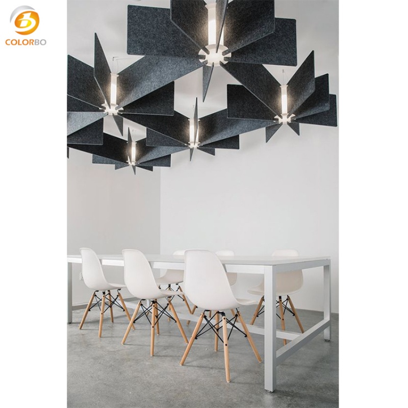 PET-XCP-0059 Uniquely Fan-shaped Modern Ceiling Art Deco Lamp