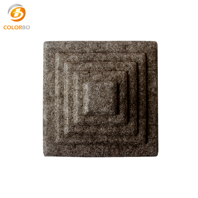 100% Polyester Fiber Formaldehyde Free 3DWall Panel