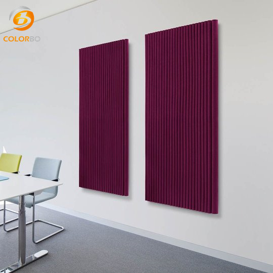 Decorative Sound Absorption Felt Composited PET Fiber Panel 