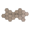 Stylish Hexagonal Wood Panels for Effective Sound Absorption