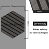 Eco-Friendly Hexagonal Sound-Absorbing Wood Panels for Modern Interiors