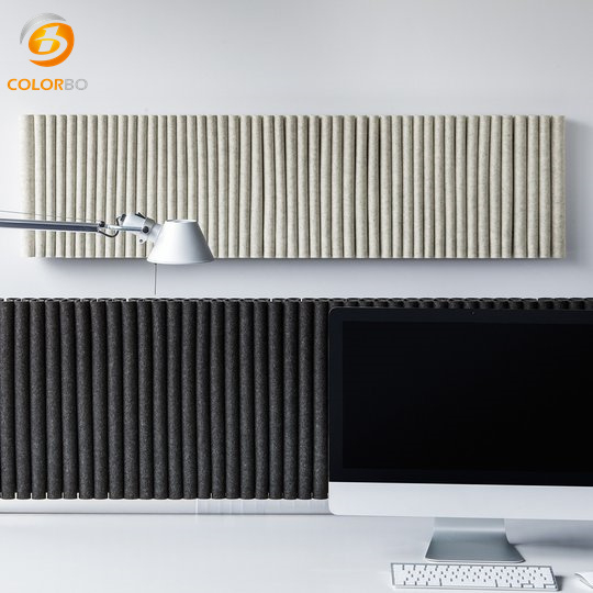 Decorative Sound Absorption Felt Composited PET Fiber Panel 