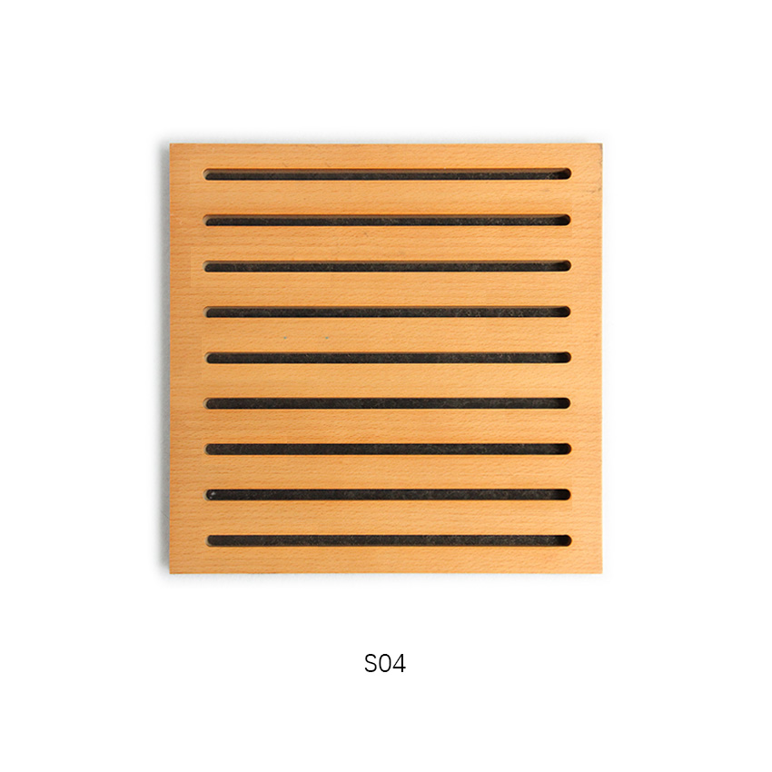 Home Product Wood Board Decor Fireproof Acoustic 3D Wall Panel