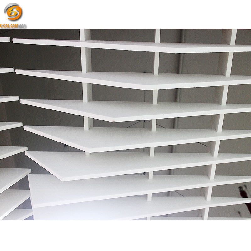 PET-VD-03 Acoustic Insulation Building Ceiling Material PET ECO Panel 