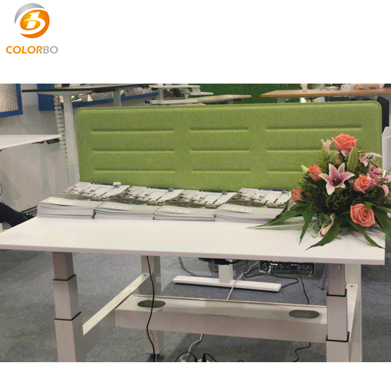 PET-DS-04P Polyester Fiber Panel PET Office Furniture Acoustic Material Office Desk Screen Partition