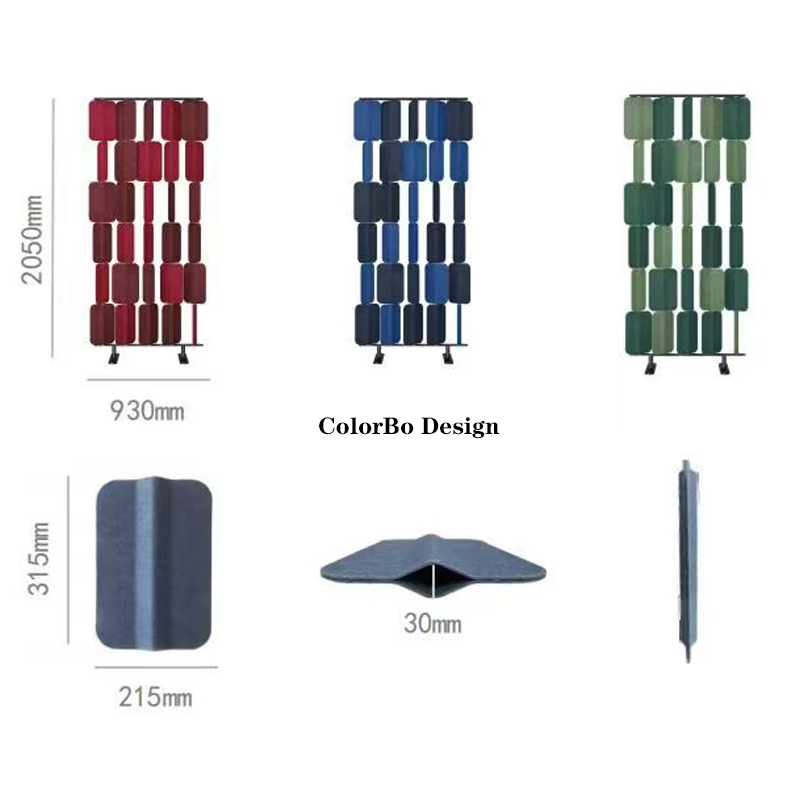 PET-DS Acoustic Floor Screen Combined With Polyester Fiber