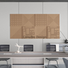 Stylish Perforated Timber Wall Panels for Sound Absorption