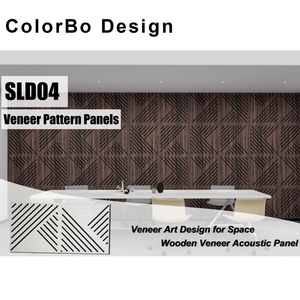 Acoustic Wood Panels with Decorative Veneer for Enhanced Sound Control