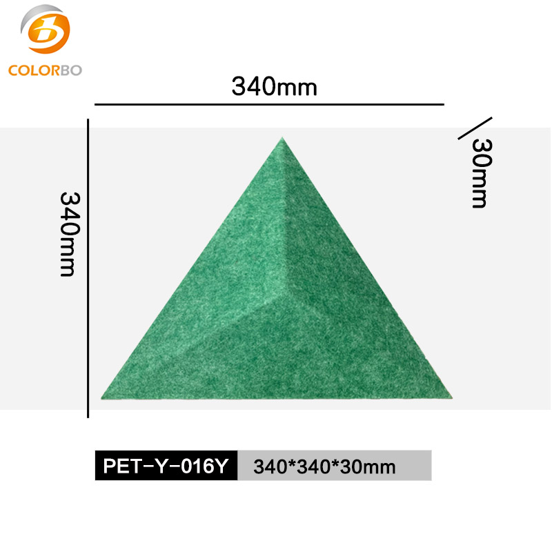 3D Shaped PET Acoustic Panel for Wall Cladding