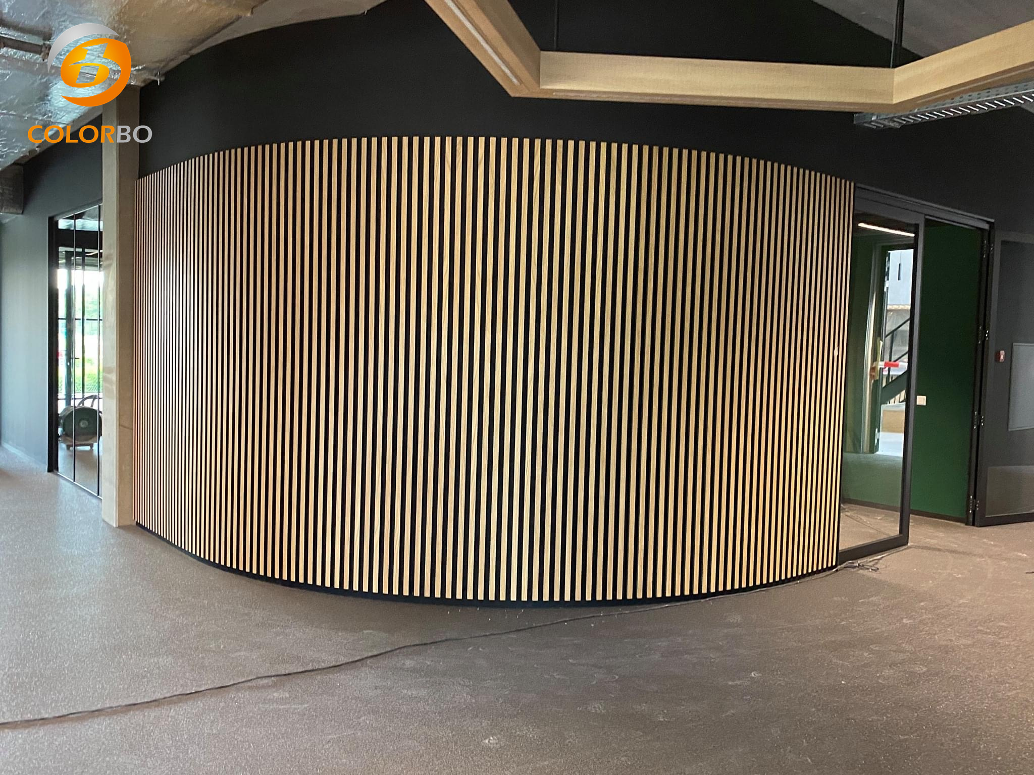 Veneer Surface PET Acoustic Panel Wood Panels for Walls