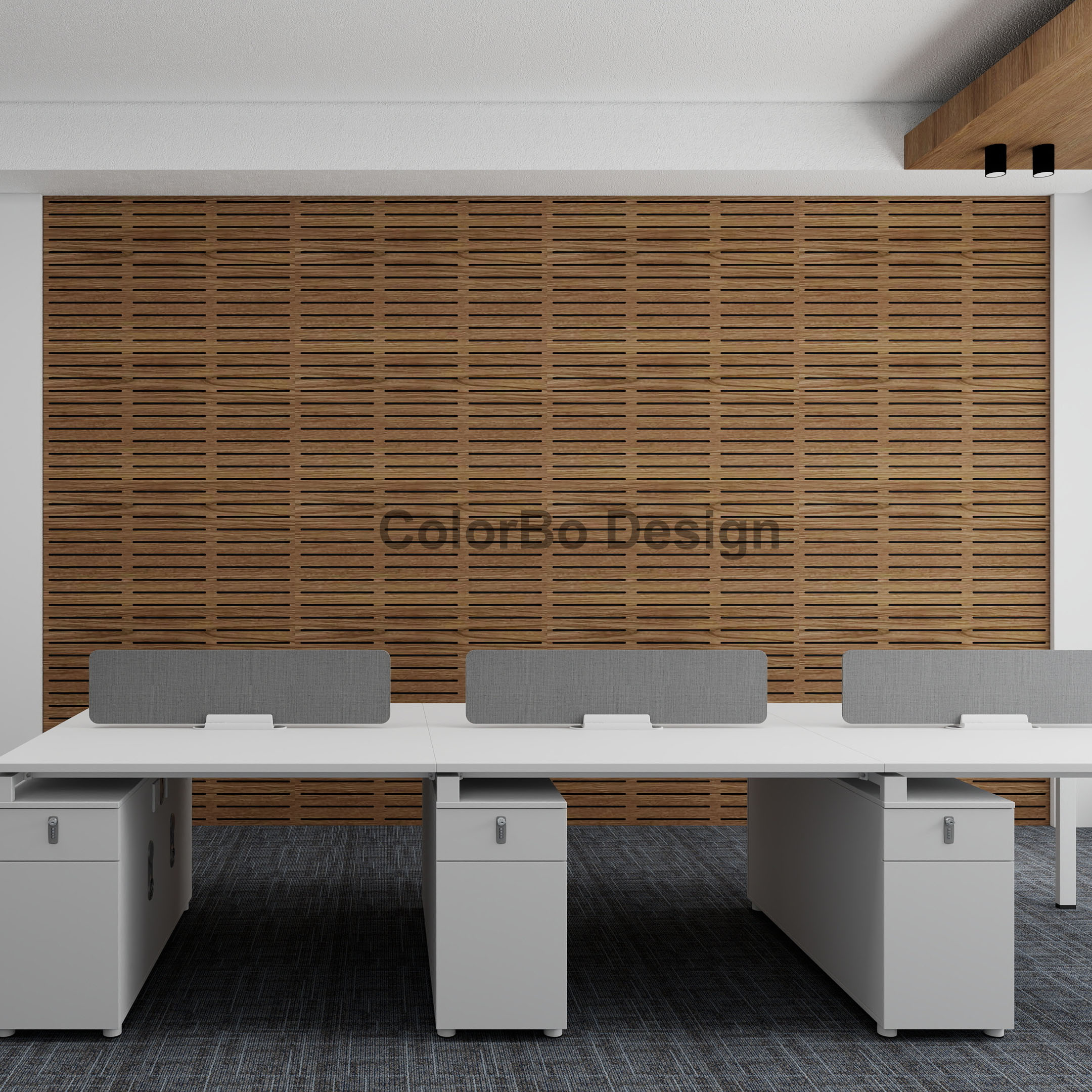 HPL Surface Wooden MDF Core Acoustic Wall Tiles/Wood Panel