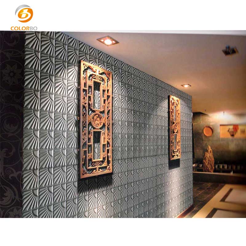 Melamine MDF Wall Panel Hotel Wall Decoration