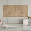 Interior Timber Wall Panelling Decor Wooden Perforated Acoustic Panel