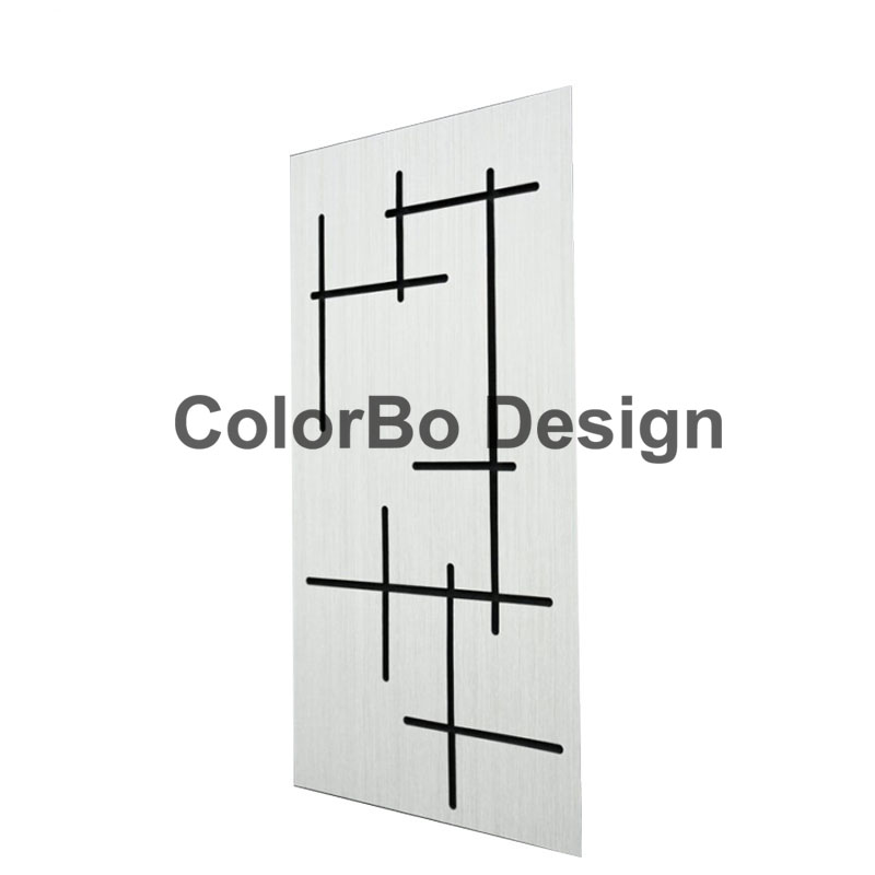 Fire-Resistant Acoustic Wood Panel with Decorative Veneer Style