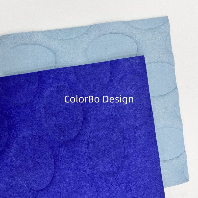 PET-CH-121Y Polyester Fiber Soundproof Material Acoustic Wall Panel 4D