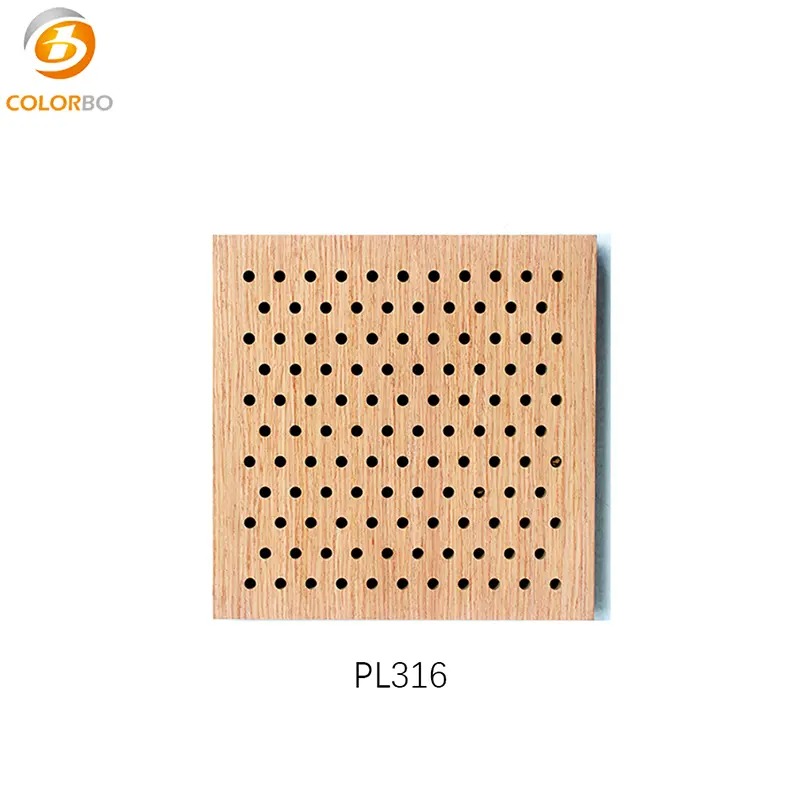 Wooden Perforated Acoustic Wall Panels