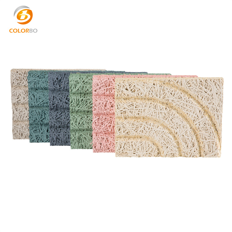 Interior Decorative Acoustic Board Wood Wool Cement Panels