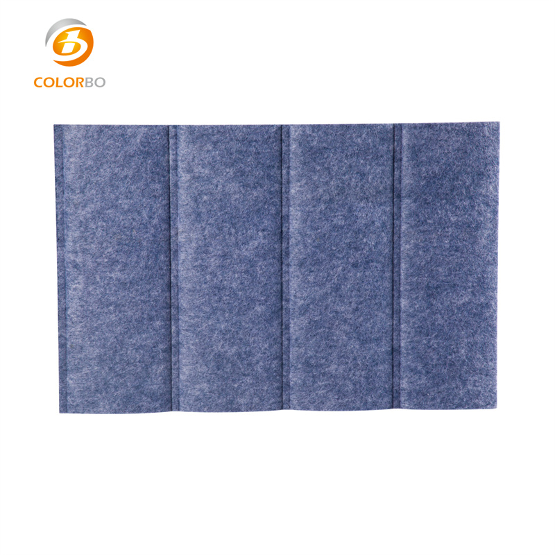 PET-CH-08Y Polyester Fiber Soundproof Material Acoustic Wall Panel 3D