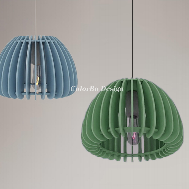 PD-2407-Y05L Uniquely Fan-shaped Modern Ceiling Art Deco Lamp