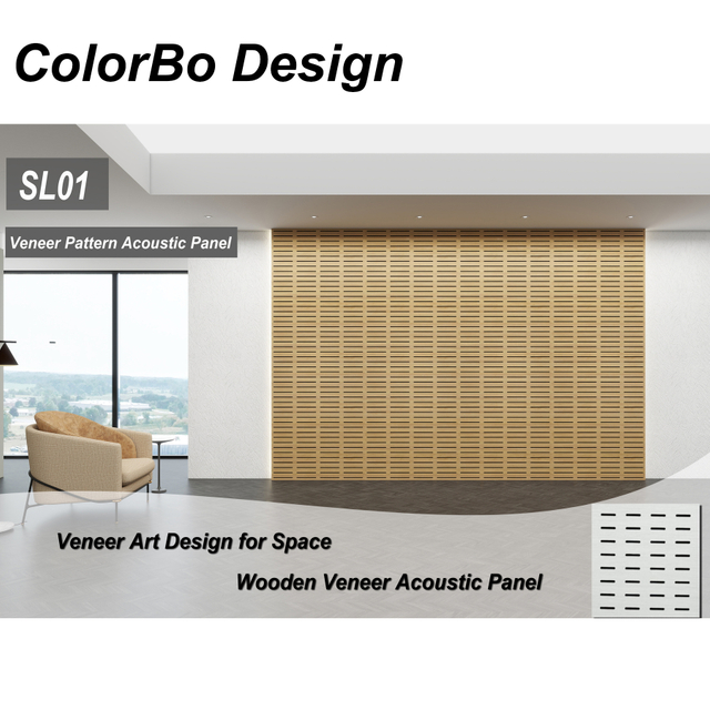 HPL Surface Wooden MDF Core Acoustic Wall Tiles/Wood Panel