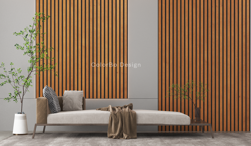 Veneer Surface PET Acoustic Panel Wood Panels for Walls