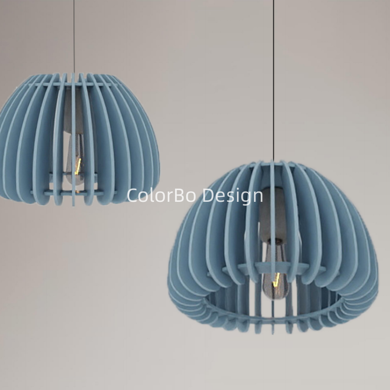 PD-2407-Y05L Uniquely Fan-shaped Modern Ceiling Art Deco Lamp