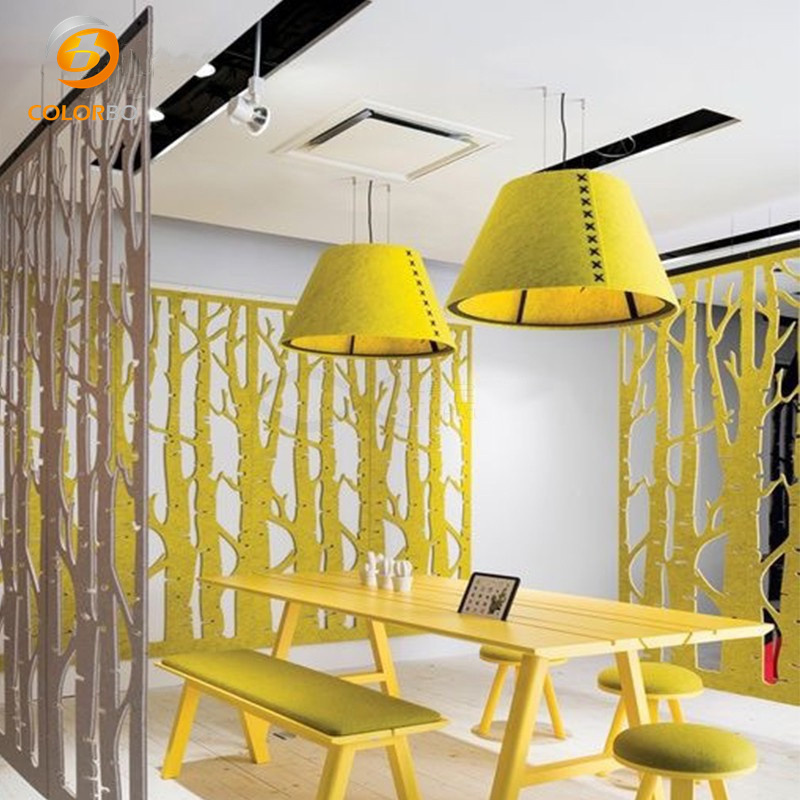 Hand-made Simple Style Felt Acoustic Pendant Lamp