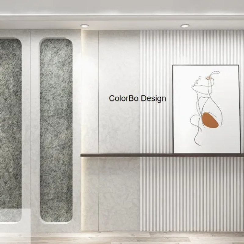 CBJ01 Antibacterial Interior Home Decoration Poylester Fiber Panel