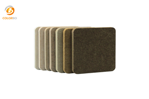 Eco-friendly Colorful Soundproof Acoustic 12mm PET Panel 