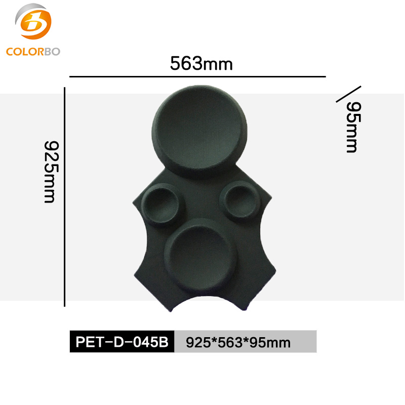 Acosutic Panel Interior Stylish Polyester Fiber PET 3D Panel 