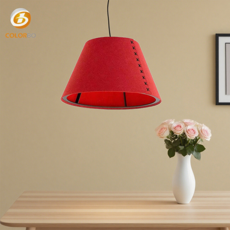 Hand-made Simple Style Felt Acoustic Pendant Lamp