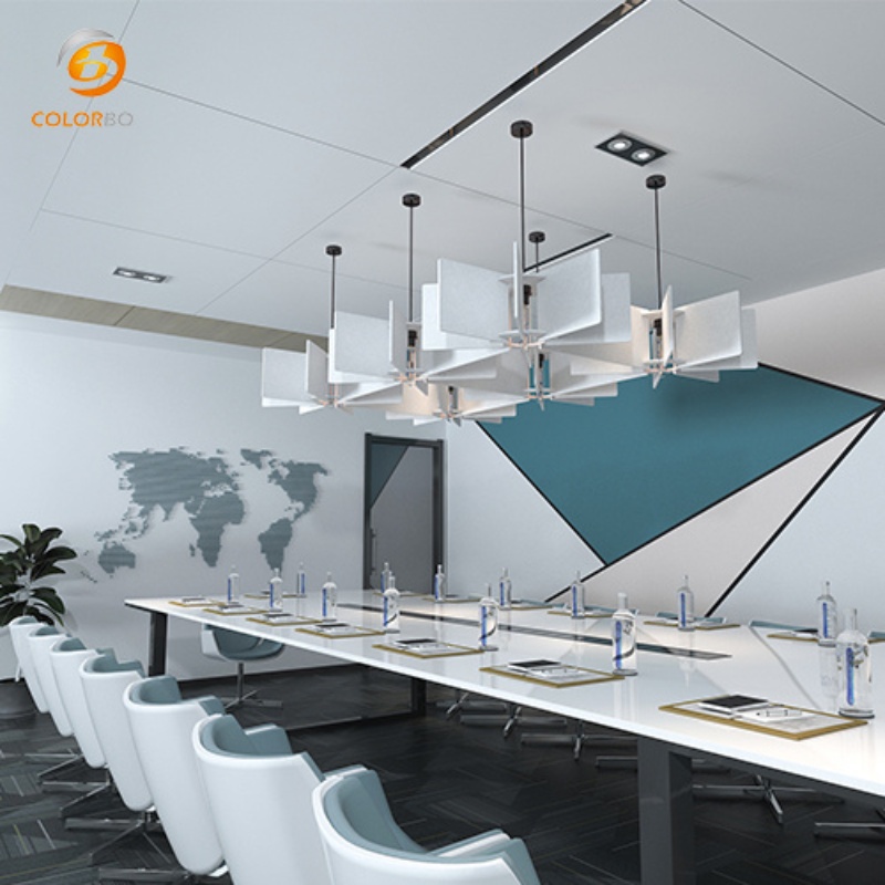 PET-XCP-0059 Uniquely Fan-shaped Modern Ceiling Art Deco Lamp