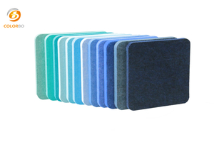 Interior Decoration Eco-friendly Panel of 9mm Polyester Fiber Material