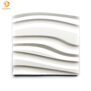 Paint 3D Embossed MDF Wave Pattern Wall Panels