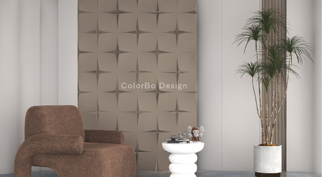 PET-H-030Y Polyester Fiber Acoustic Panels PET Acoustic 3D Wall Panel For Office And Studio