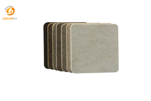 Office school decoration panel Eco-friendly 9mm polyester fiber
