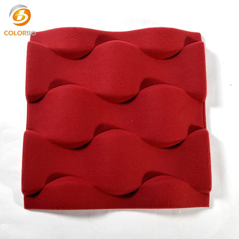 3D Decorative Polyester Fiber Acoustic Panel Wall Panel