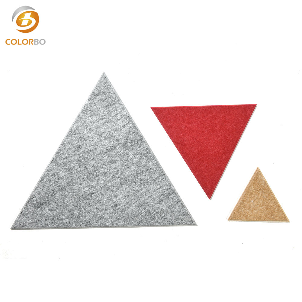 Triangle Recycled Fire Retardant PET ECO Acoustic Panel 