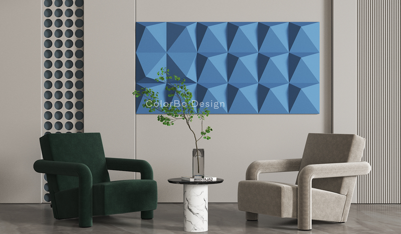 PET-A-007P PET Sound Insulation Board Decorative Acoustic 3D Wall Panel