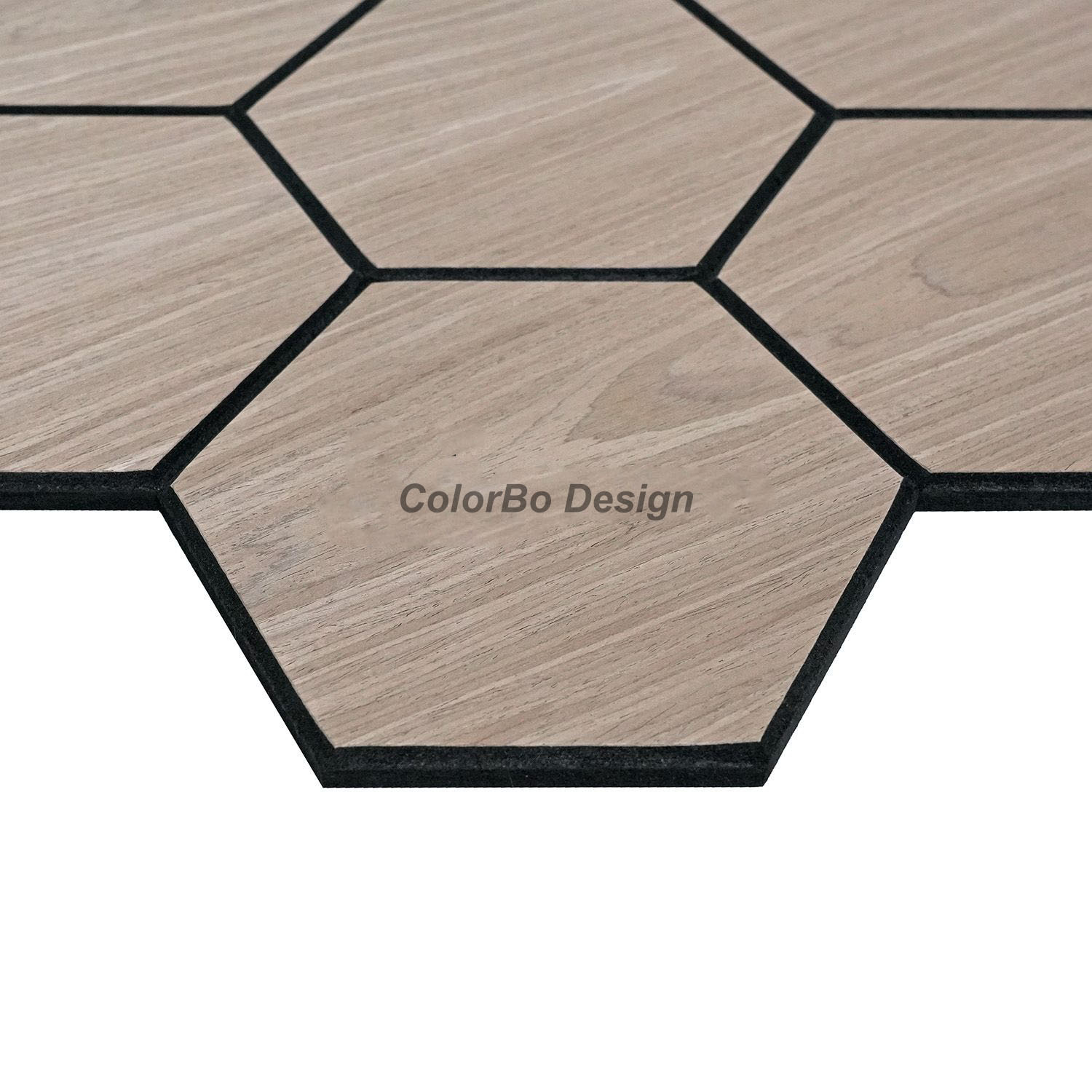 Stylish Hexagonal Wood Panels for Effective Sound Absorption