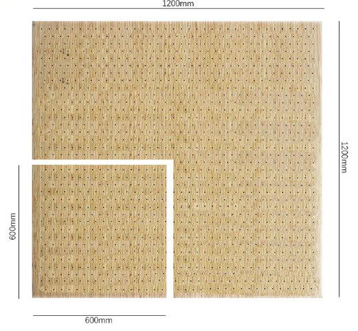 Wall Panels Perforated Wood Timber Acoustic Panel for Meeting Room