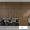 Eco Recyclable Wood Grain Spray 100% Polyester Fiber Wall Panel