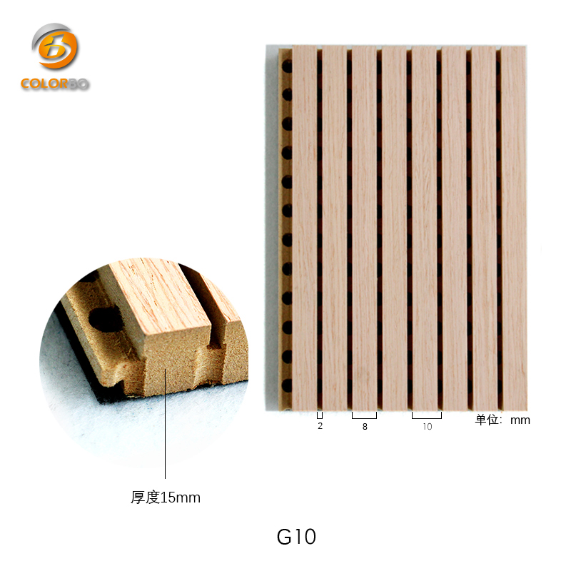 Auditorium wall acoustic panel design and material installation