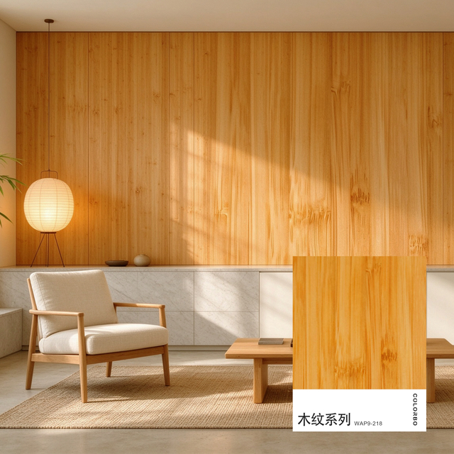 100% PET Wood Grain Panel Acoustic Eco Interior Art Decor