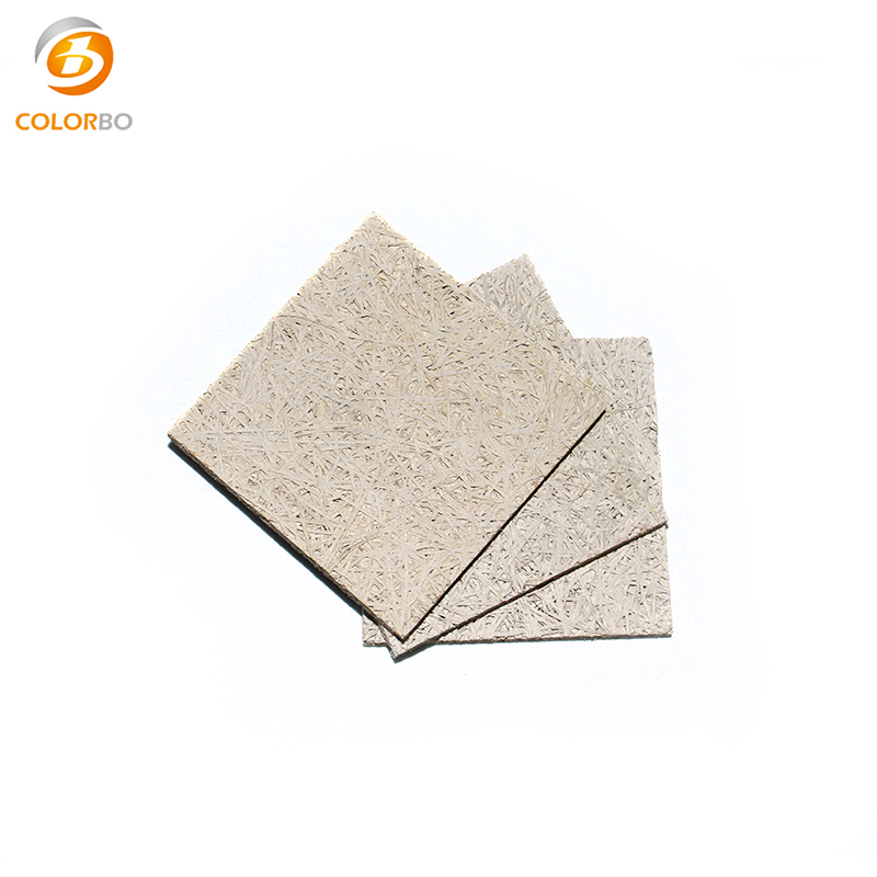 Wood wool acoustic panels natural finish