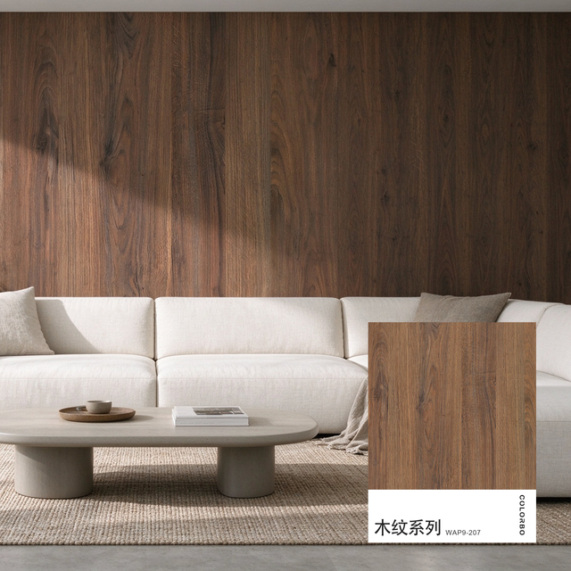 Eco Recyclable PET Panel Wood Grain Printed Interior Decor